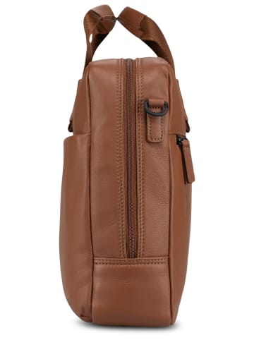 Jost Aktentasche Tromsoe in Cognac