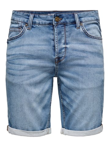 Only&Sons Short ONSPLY JOG BLUE SHORTS PK 8584 regular/straight in Blau