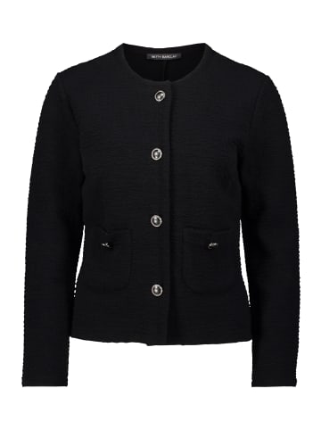 Betty Barclay Sweatjacke mit Knöpfen in Schwarz