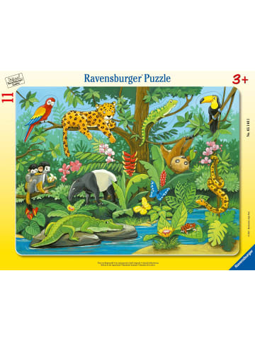 Ravensburger Ravensburger Tiere im Regenwald 11 Teile Rahmenpuzzle