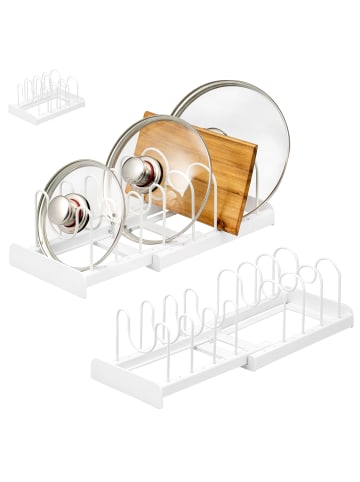 eluno Topfdeckel und Pfannenhalter 2er Set ca. 47 x 17 x 14 (B/H/T)