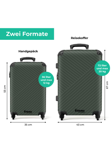 NoBoringSuitCases Suitcase, Handgepäck, Koffer, Trolley, Reisekoffer Leichtgewicht mit