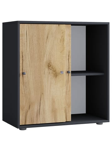 ebuy24 Büroschrank LonaLST anthrazit Anthrazit 70 x 37 cm