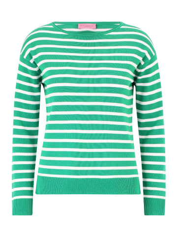 Betty Barclay Basic-Strickpullover mit Ringel in Patch Cream/Green