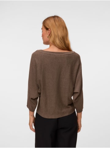 Vero Moda Strickpullover in Morel