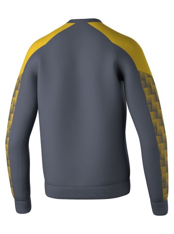 erima Unisex Erwachsene, Erwachsene Sweatshirt in slate grey/gelb