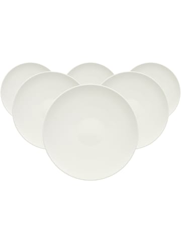 Villeroy & Boch 6er Set Speiseteller Royal in ø 25 cm in weiß
