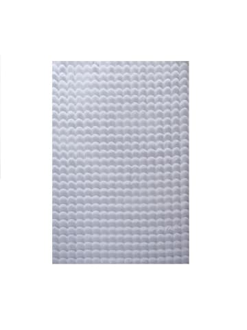 Hochflor Teppich Alessandro in Silber