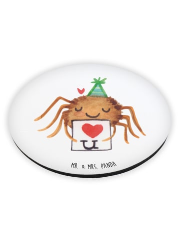 Mr. & Mrs. Panda magnet Spinne Agathe Brief ohne Spruch in Weiß