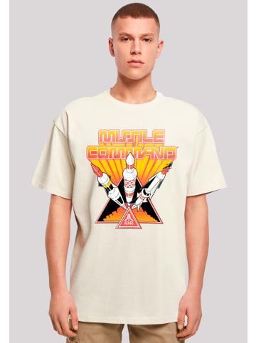 F4NT4STIC Oversize T-Shirt Arcade Triple Shot Atari Retro Gaming in sand