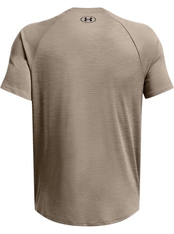 Under Armour Sportshirt "Tech Textured T-Shirt" in Braun