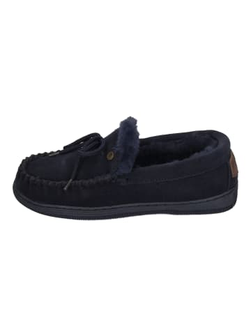 Warmbat Hausschuhe Koala Suede in blau