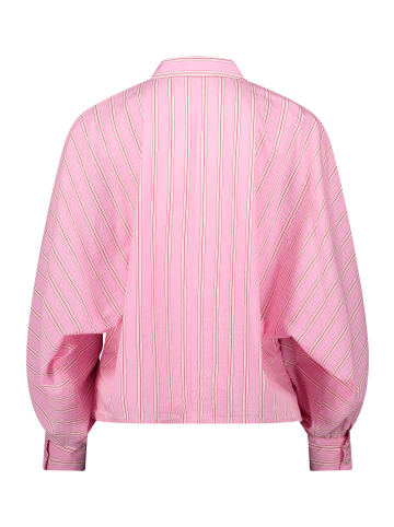 CARTOON Oversize-Bluse mit Streifen in Rosé/Pink