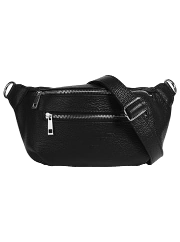 Samantha Look Gürteltasche echt Leder in schwarz