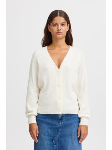 ICHI Strick-Cardigan langarm IHKAMARA Loose fit in Cloud Dancer