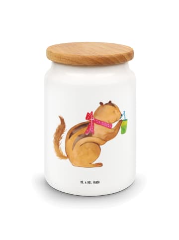 Mr. & Mrs. Panda Vorratsdose Eichhörnchen Smoothie ohne Spruch in Weiß