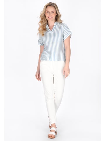 Usha Women Blouse in blue