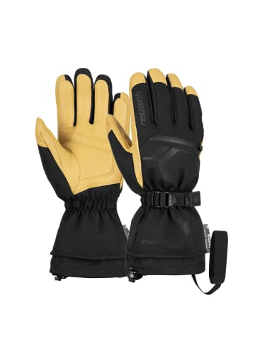 Reusch Fingerhandschuhe Down Spirit GORE-TEX in 7490 black / camel