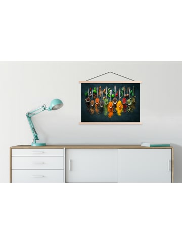 MuchoWow Poster mit Leiste Kräuter