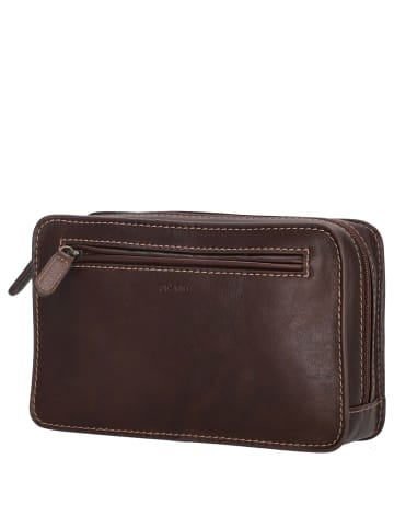 PICARD Toscana - Handgelenktasche 23 cm (schwarz) in kastanie