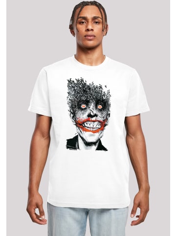 F4NT4STIC T-Shirt Batman The Joker Bats in weiß