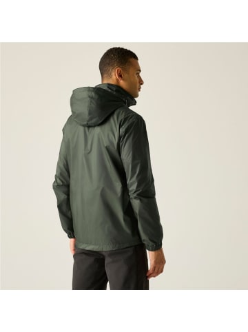 Regatta Regenjacke Wasserdicht packbar mit Kapuze in grün
