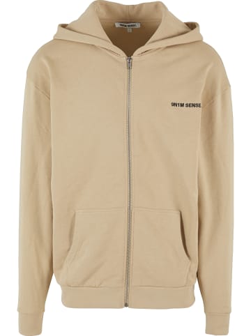 9N1M SENSE 9N1M SENSE Unisex Sense Essential Zip Hoody in softmocca