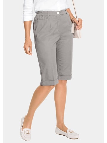 GOLDNER Bermuda-Baumwollhose Carla Bermuda-Baumwollhose Carla in silbergrau