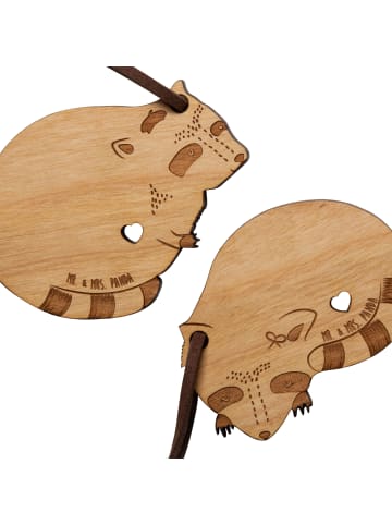 Mr. & Mrs. Panda paar schlüsselanhänger Waschbär ZweiMenschkeit ohn... in Braun