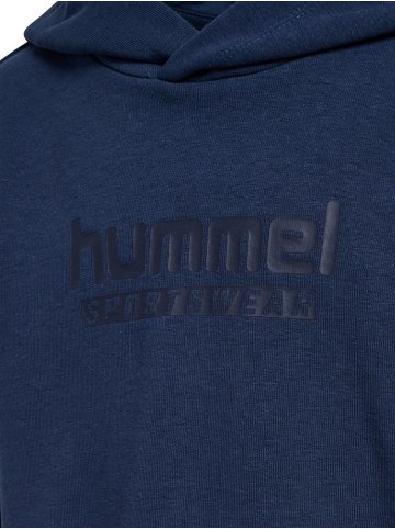 Hummel Kinder Hoodie "Base Hoodie" in Blau