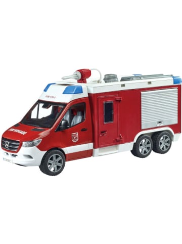 bruder Spielzeugfahrzeug MB Sprinter Feuerwehrrüstwagen mit Light + Sound - ab 4 Jahre