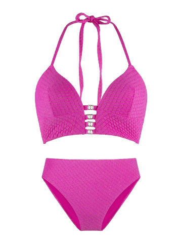 Linga Dore padded bikiniset Triangle in rosa