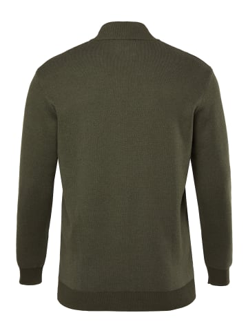 JP1880 Strickjacke in moosgrün