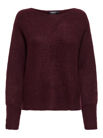 ONLY Strickpullover in Mauve Wine