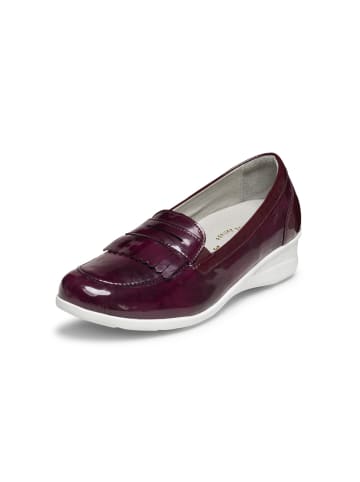 VITAFORM Echt Leder & vitaform Stretch Slipper in beere