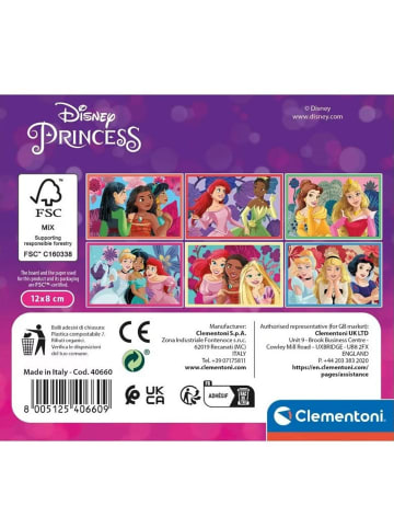 Disney Princess Bonding Clementoni 6-teiliges Märchenwürfel