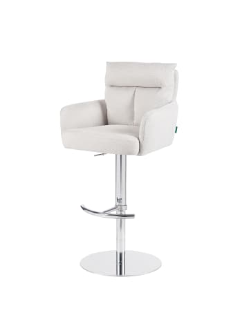 DUBI Möbel 2er-Set: Barhocker Leo in Creme - (B)54 x (H)96 x  (T)57 cm