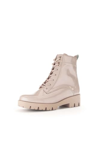 Gabor Comfort Biker Boots in beige