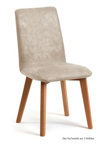 58 aufm Kessel ESSZIMMERSTUHL (4er-Set) Darci 47x92x60 Eiche geölt/Natur