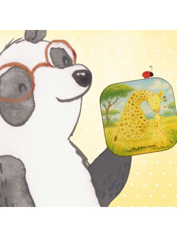 Mr. & Mrs. Panda Bierdeckel Giraffe Kind Design ohne Spruch in Weiß