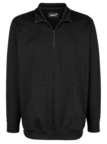 Men Plus Sweatshirt in schwarz