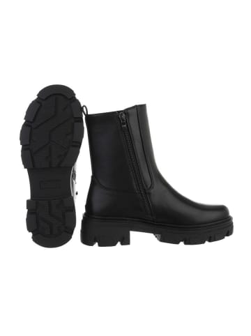Ital-Design Stiefelette in Schwarz