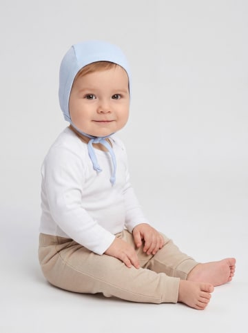 TupTam Unisex Baby Erstlingsmütze zum Binden 2er Pack in blau