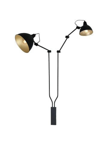 Licht-Erlebnisse Wandlampe in Schwarz Gold