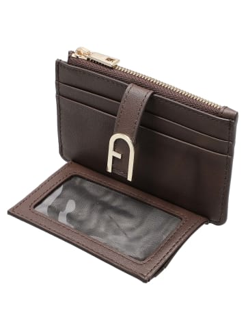 Furla Flow M - Kreditkartenetui 12 cm (espresso) in espresso