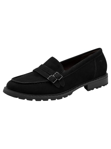 Tamaris WIDE FIT Slipper in BLACK SUEDE