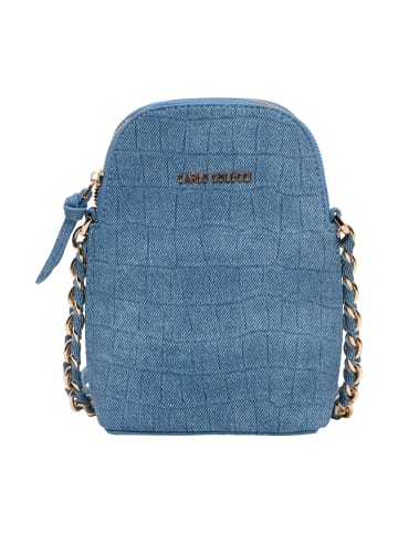 Carlo Colucci Umhängetasche Deval in Blau