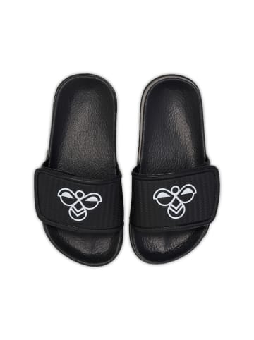 Hummel Klettverschluss Badelatschen Pool Slide Lebensstil Kinder in BLACK