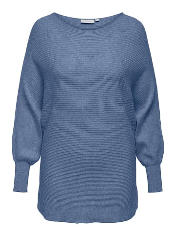 ONLY Carmakoma Strickpullover in Coronet Blue