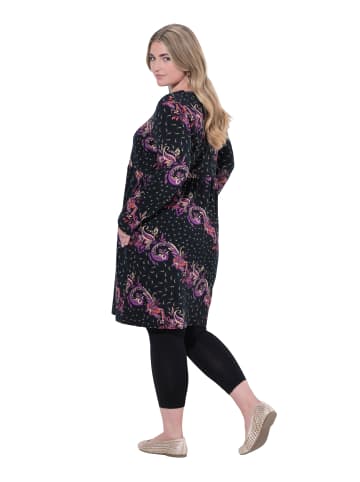 Ulla Popken Midikleid in schwarz